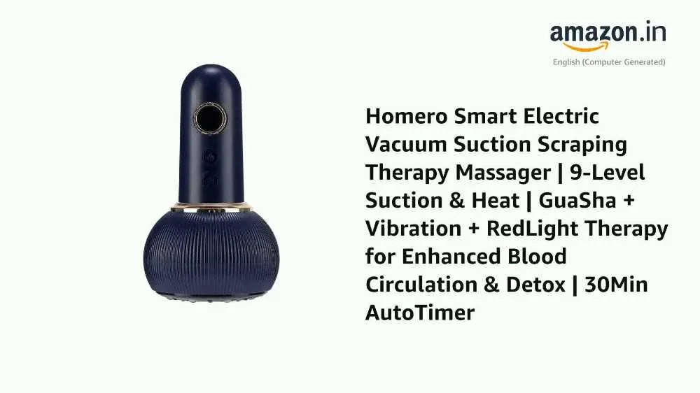 Smart Electric Vacuum Suction Scraping Therapy Massager JAMALVIBE