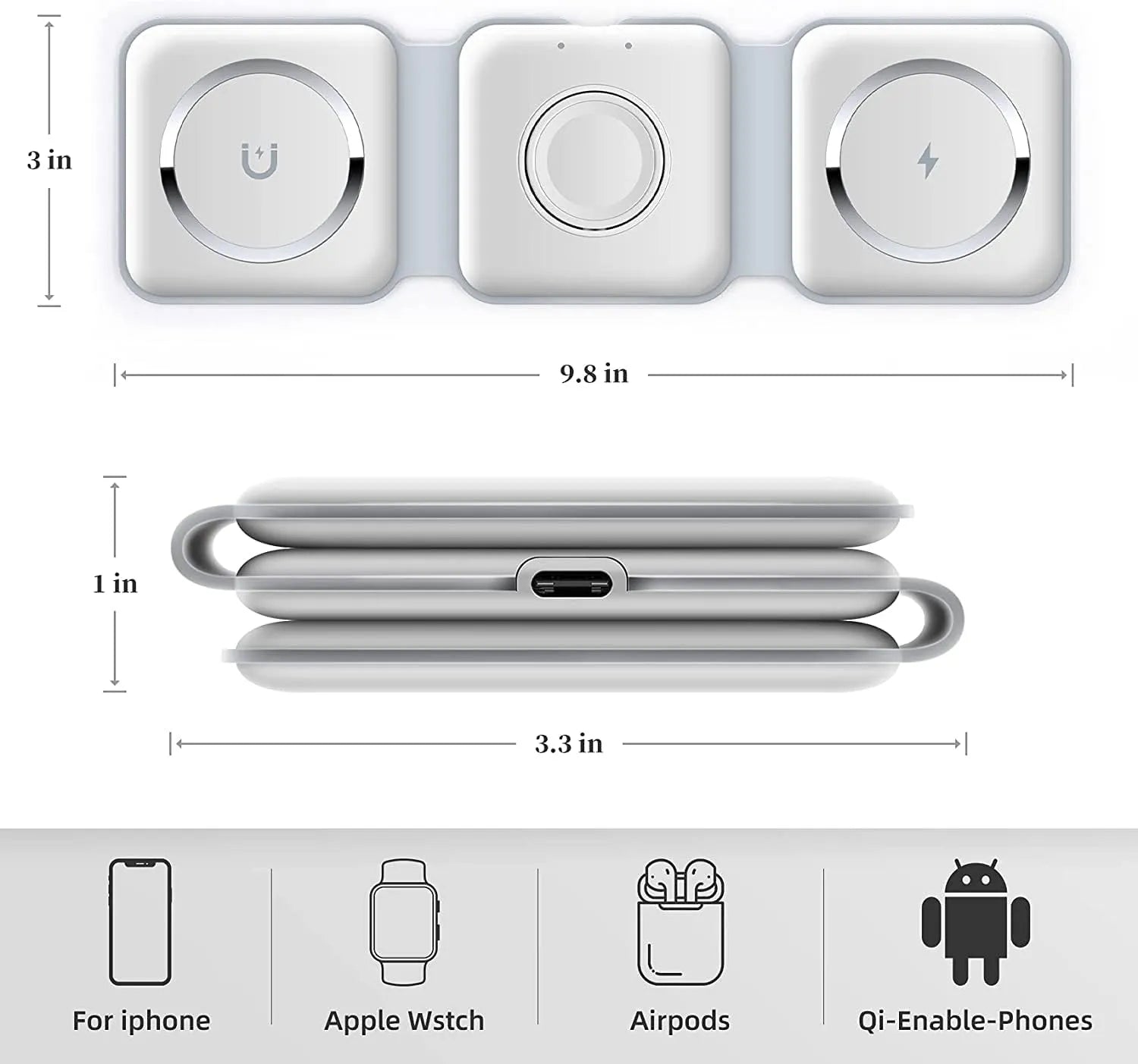 3-in-1 Wireless Charging Pad My Store