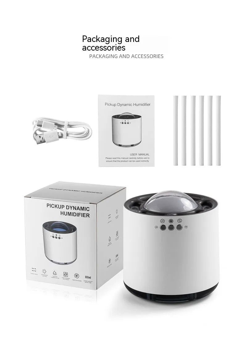 Desktop Heavy Fog Humidifier Office Home Porous Home Decor My Store