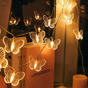 3 Meters 20 Lights Butterfly Christmas Decoration Light String My Store
