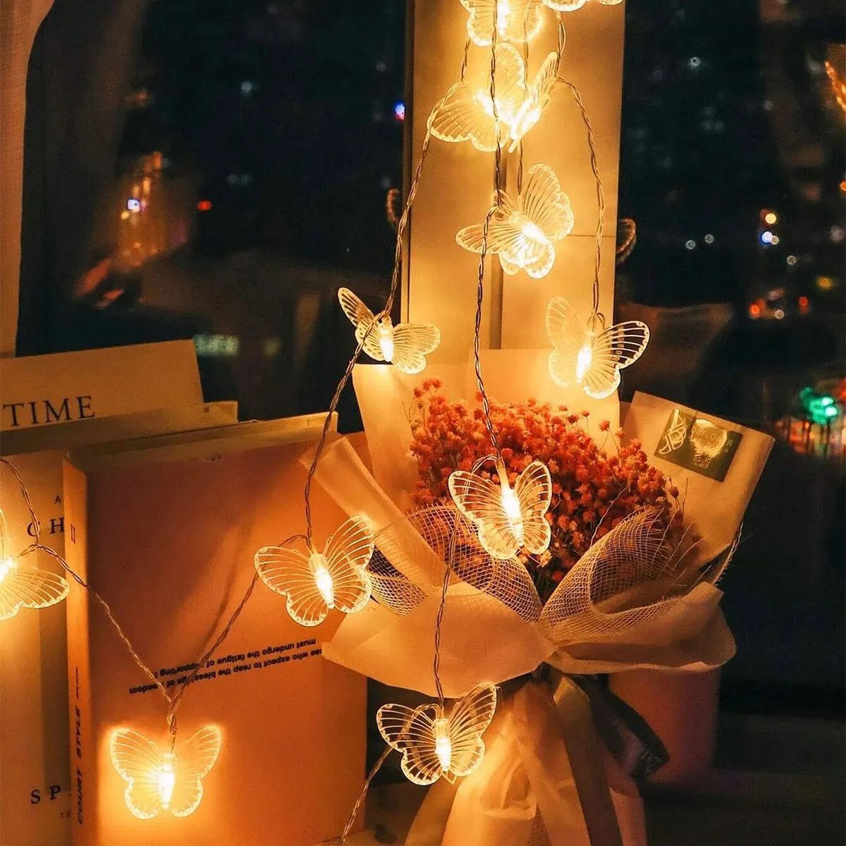 3 Meters 20 Lights Butterfly Christmas Decoration Light String My Store