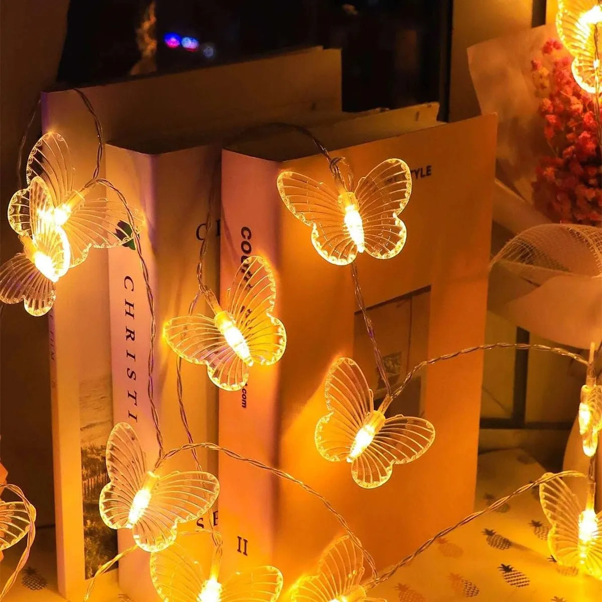 3 Meters 20 Lights Butterfly Christmas Decoration Light String My Store