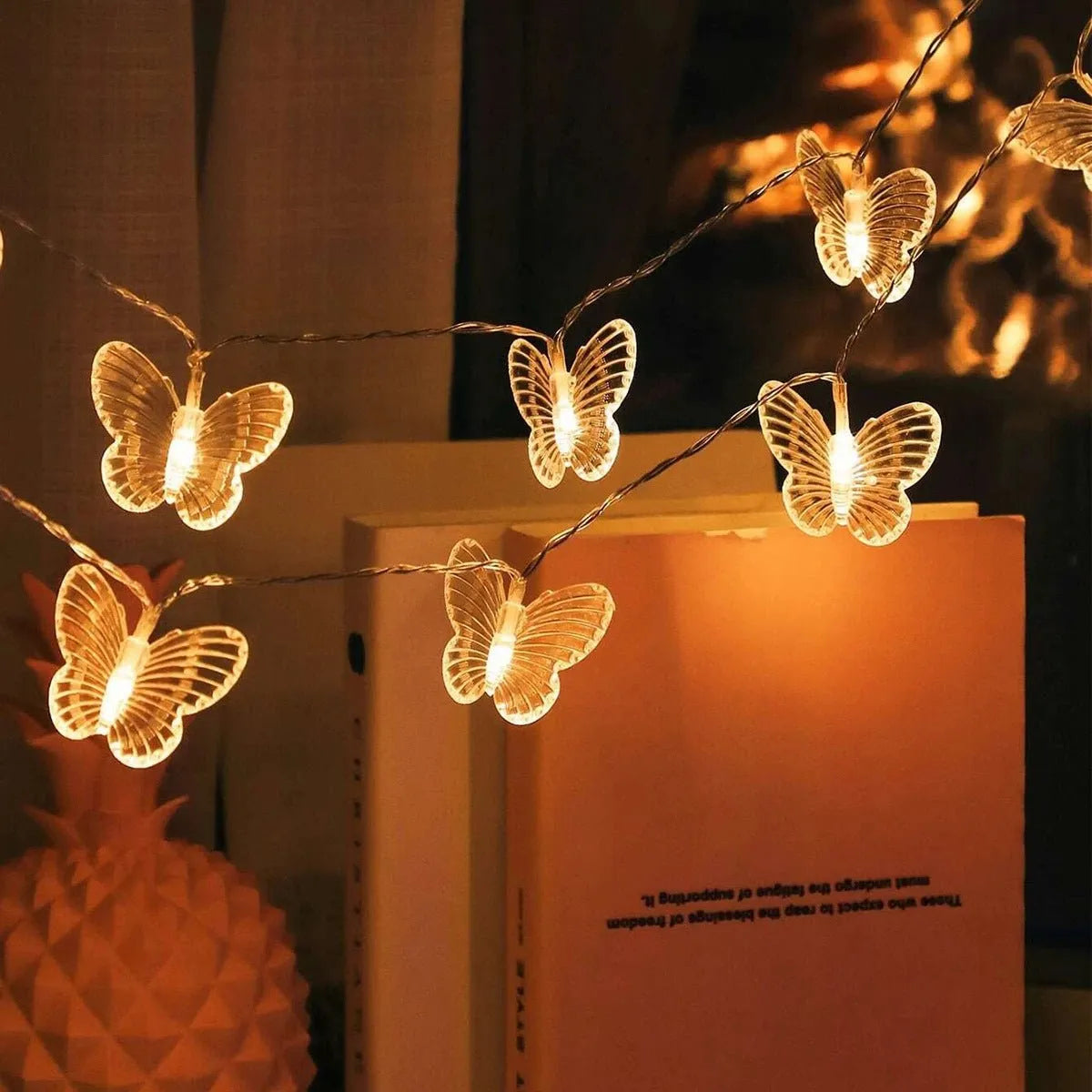 3 Meters 20 Lights Butterfly Christmas Decoration Light String My Store